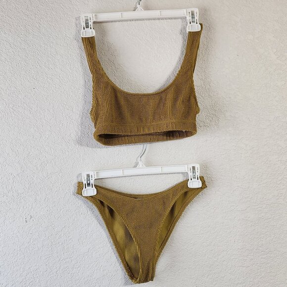 Good American Olive Bikini Set - Picture 1 of 6